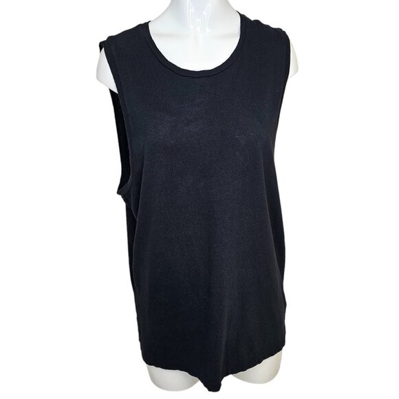 Denim Forum Womens Muscle  Tank Black Size Small - Picture 1 of 6